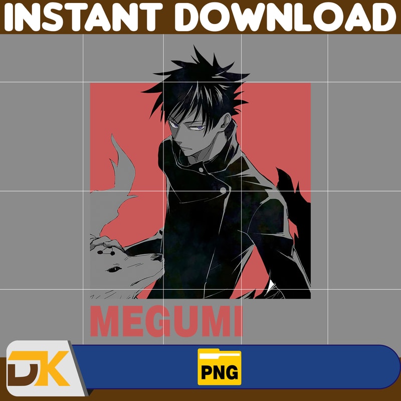 Megumi Fushiguro Png, Anime Png, Anime Vector, Anime Cutfile, Anime Clipart, Anime Cricut, Anime Print, Anime Cut (29).jpg