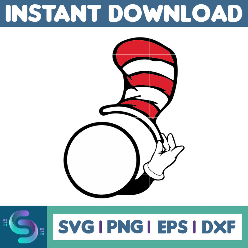 Dr.Suess Svg, Dxf, Png, Dr.Suess book Png, Dr. Suess Png, Sublimation, Cat in the Hat cricut, Instant Download (67).jpg