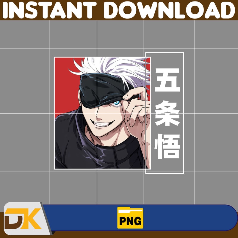 Satoru Gojou Png, Anime Png, Anime Vector, Anime Cutfile, Anime Clipart, Anime Cricut, Anime Print, Anime Cut (3).jpg