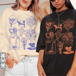 miley cyrus doodle art shirt, vintage miley cyrus merch lyrics album art sweatshirt hoodie miley cyrus tour 2023 v1 da09