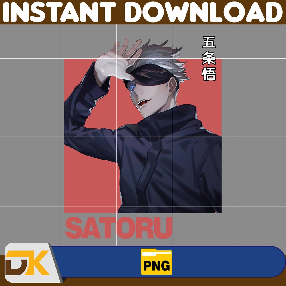 Satoru Gojou Png, Anime Png, Anime Vector, Anime Cutfile, Anime Clipart, Anime Cricut, Anime Print, Anime Cut (6).jpg