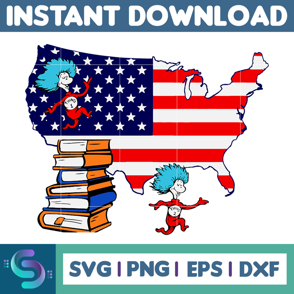 Dr.Suess Svg, Dxf, Png, Dr.Suess book Png, Dr. Suess Png, Sublimation, Cat in the Hat cricut, Instant Download (98).jpg