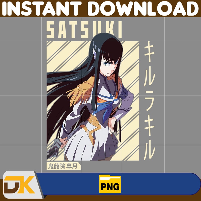 Satsuki Kiryuuin Png, Anime Png, Anime Vector, Anime Cutfile, Anime Clipart, Anime Cricut, Anime Print, Anime Cut (4).jpg