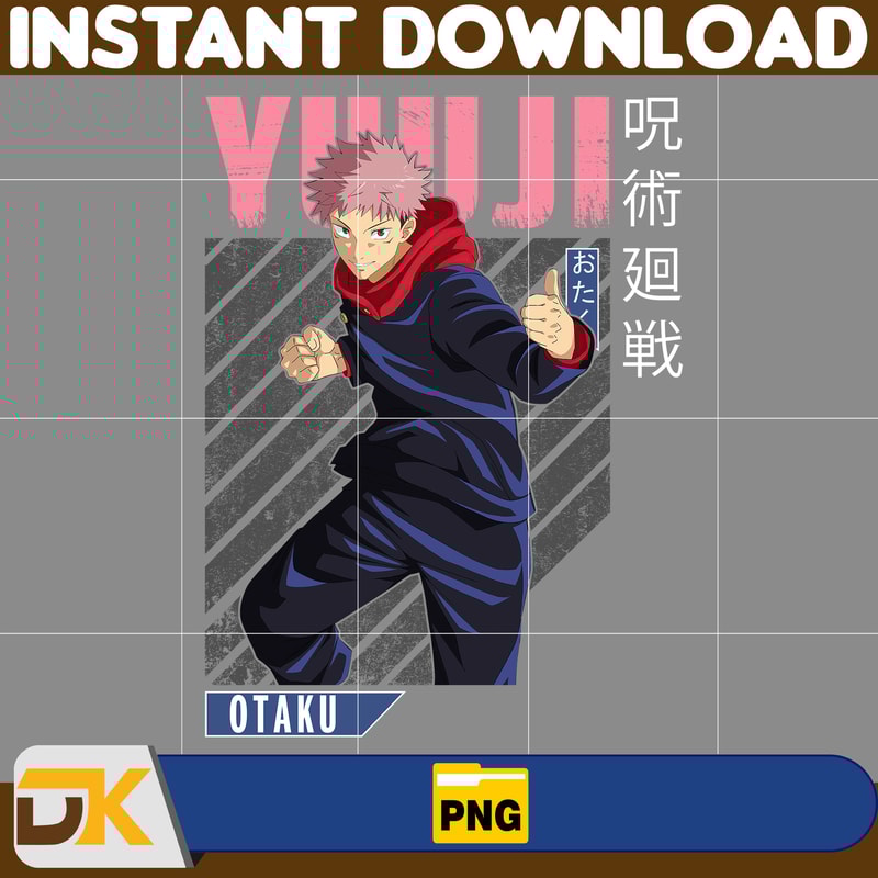 Yuuji Itadori Png, Anime Png, Anime Vector, Anime Cutfile, Anime Clipart, Anime Cricut, Anime Print, Anime Cut (2).jpg