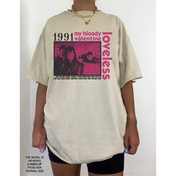 vintage my bloody valentine loveless __ fanart aesthetic shirt