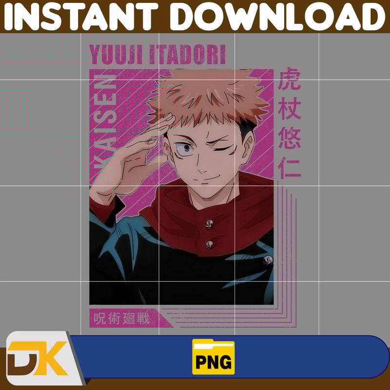 Yuuji Itadori Png, Anime Png, Anime Vector, Anime Cutfile, Anime Clipart, Anime Cricut, Anime Print, Anime Cut (7).jpg