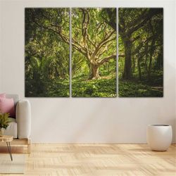 Forest Wall Art, Forest Canvas, Forest Wall Decor, Tree Wall Art, Tree Canvas, Nature Wall Art, Landscape Wall Art
