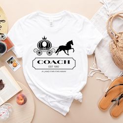 disney cinderella coach shirt, women's cinderella shirt, disneyland shirt, disneyworld shirt, pumpkin carriage shirt