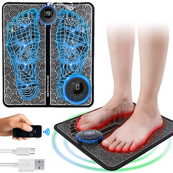 EMS Foot Massager Electric Massage Mat With USB Charging Foo - Inspire  Uplift