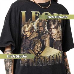 limited leon s. kennedy vintage t-shirt, gift for women and man unisex t-shirt