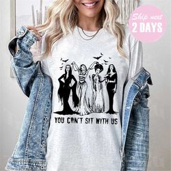 witches t-shirt,funny sanderson sisters shirt,vintage spooky vibes t shirt,cute halloweeen tshirt,witchy t-shirt,gift fo