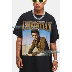 retro christian bale vintage shirt | christian bale homage tshirt | christian bale fan tees | paul allen psycho fan tees