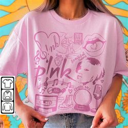pink doodle art shirt, vintage pink trustfall merch album lyrics sweatshirt hoodie, retro pink tour 2023 tattoo v1 l3004