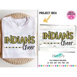 indians svg, indians png, cheer svg, cheerleader svg, cheer coach svg, cheerleading, cheer mom svg, cheer sister svg, ch