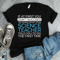 science teacher gift, teacher gift, teacher appreciation, science teacher shirt, gift for teacher, listen to your scienc