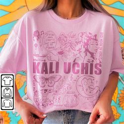 kali uchis doodle art shirt, vintage merch red moon in venus album lyrics sweatshirt hoodie, kali uchis tour 2023 v3 tat