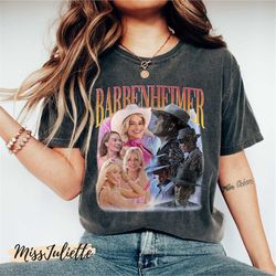barbenheimer comfort colors shirt, vintage barbenheimer shirt