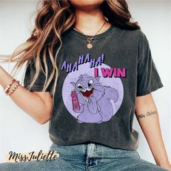 comfort colors retro 90s emperor's new groove yzma cat ahaha i win shirt, disney family vacation, walt disneyworld shirt