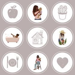 36 blogger instagram highlight icons. mom instagram highlights images. stylish instagram highlights.