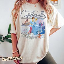 comfort colors vintage cinderella shirt, walt disney princess shirt, disney princess shirt, gus gus shirt, disney cinder