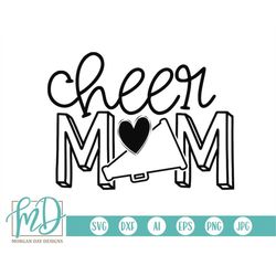 cheer mom svg, cheerleader svg,  cheer svg, cheer shirt svg, cheerleading svg, cheer cut files, cheer megaphone svg, pro