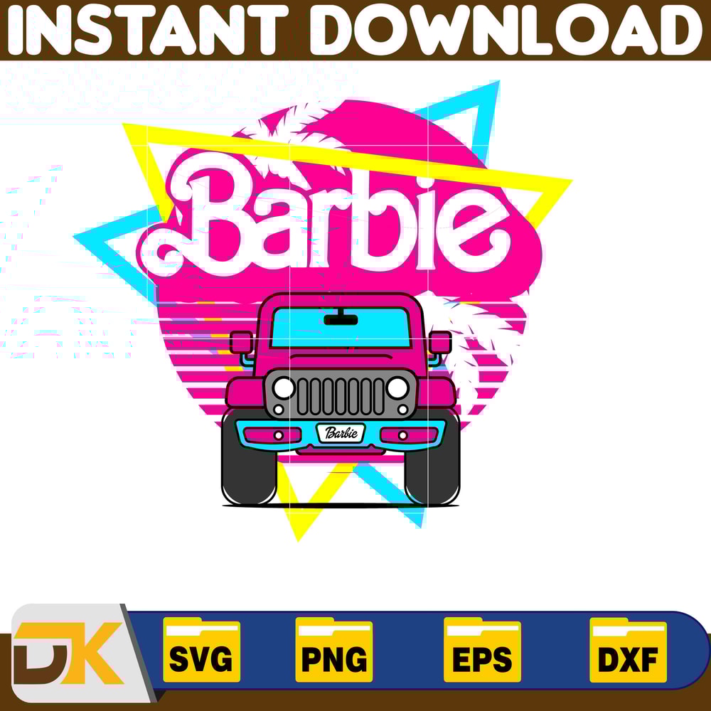 Barbie Svg, Come on Barbie Let's Go Party Png Doll Svg, Barbie best day ever Svg, Birthday Girl Doll Svg, Barbie The Movie Svg (24).jpg