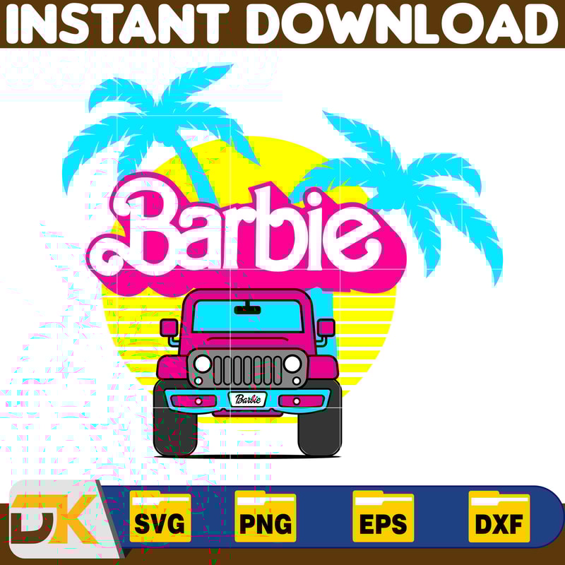 Barbie Svg, Come on Barbie Let's Go Party Png Doll Svg, Barbie best day ever Svg, Birthday Girl Doll Svg, Barbie The Movie Svg (25).jpg