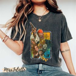 comfort colors vintage disney pirates of the caribbean shirt, pirates of the caribbean captain jack sparrow shirt, disne