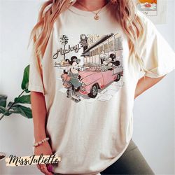 vintage disneyworld mickey mouse comfort colors shirt, retro mickey minnie shirt, disneyworld shirt, disney family shirt
