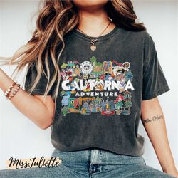comfort colors vintage disneyland california adventure shirt, disneyland shirt, adventure shirt, disney family shirts, d