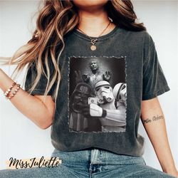 comfort colors star wars storm trooper darth vader selfie shirt, han solo frozen in carbonite shirt, darth vader shirt,