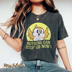 comfort colors vintage chuuby bird nothing can stop us now shirt, disney chuuby bird shirt, mickey & minnie's runaway ra