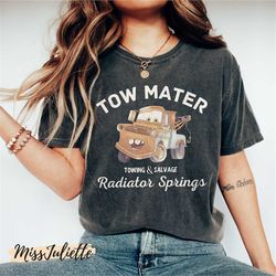 comfort colors disney cars shirt, tow mater cars  shirt , cars birthday shirt, cars land shirt, disney pixar shirt, disn