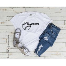sluggers baseball svg mom fastpitch softball tee ball little league tball mom dad lady tee shirt silhouette vinyl cricut
