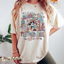 comfort colors vintage walt disney world shirt, mickey and friends shirt, disney shirts, disneyworld trip shirt, wdw shi