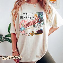 vintage disney cinderella comfort colors shirt, disney princess shirt, gus gus shirt, disney cinderella princess shirt,