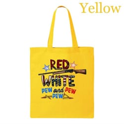 red white and pew pew pew tote bag, republican bag, fourth of july tote bag, american tote bag, 4th of july gift, freedo