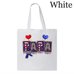 papa tote bag, 4th of july gift, freedom tote, republican bag, father's day gift, canvas tote bag, papa birthday gift, a