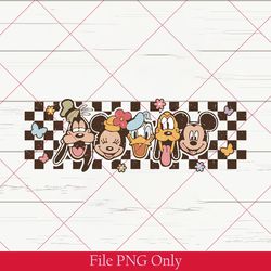 vintage disney mickey and friends png, disney family png, cute disney friends png, mickey friends png, disney world trip