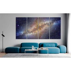 Night Sky wall art Milky Way Canvas wall art Night Stars Canvas print Stars galaxy wall art Starry Night Sky NASA gift
