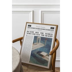 frank ocean, sweet life, channel orange, wall print, wall art, dorm room decor, gift, birthday, for him/her, bedroom pos