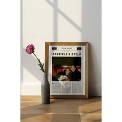 personalized print, birthdays, best friend, graduation, couple, gift