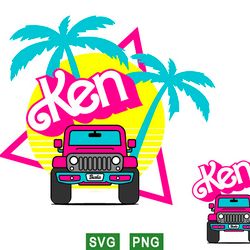 barbie ken car svg, barbie ken car svg, barbie girl pink svg png