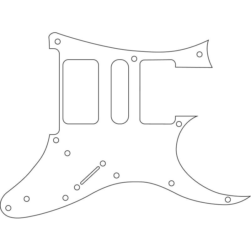 Ibanez JEM Pickguard Electric Guitar Build Plan LINE ART VECTOR FILE.jpg