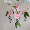 Baby mobile girl Flamingo Nursery decor girl in pink (11).jpeg