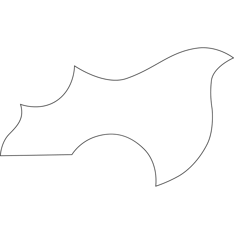 Gibson Hummingbird Acoustic Guitar Pickguard LINE ART VECTOR FILE.jpg