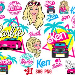 Barbie Car Svg Bundle, Barbie Ken Car Svg Png, Ken Svg