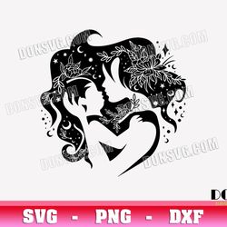 Floral Mom And Baby svg Cutting File Mothers Day SVG image for Cricut Silhouette Flowers vinyl vector