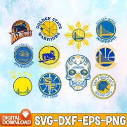 bundle 11 files golden state warriors baseball team svg, nba logo goldenstate warriors svg, nba teams svg, nba svg, png