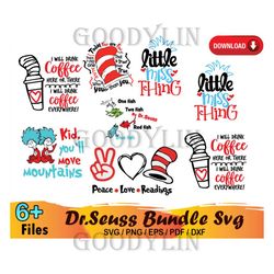 6 dr seuss bundle svg, dr seuss svg, dr seuss cricut svg